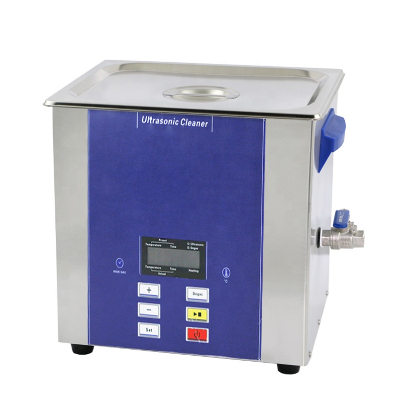 10L industry ultrasonic cleaner with degas for parts