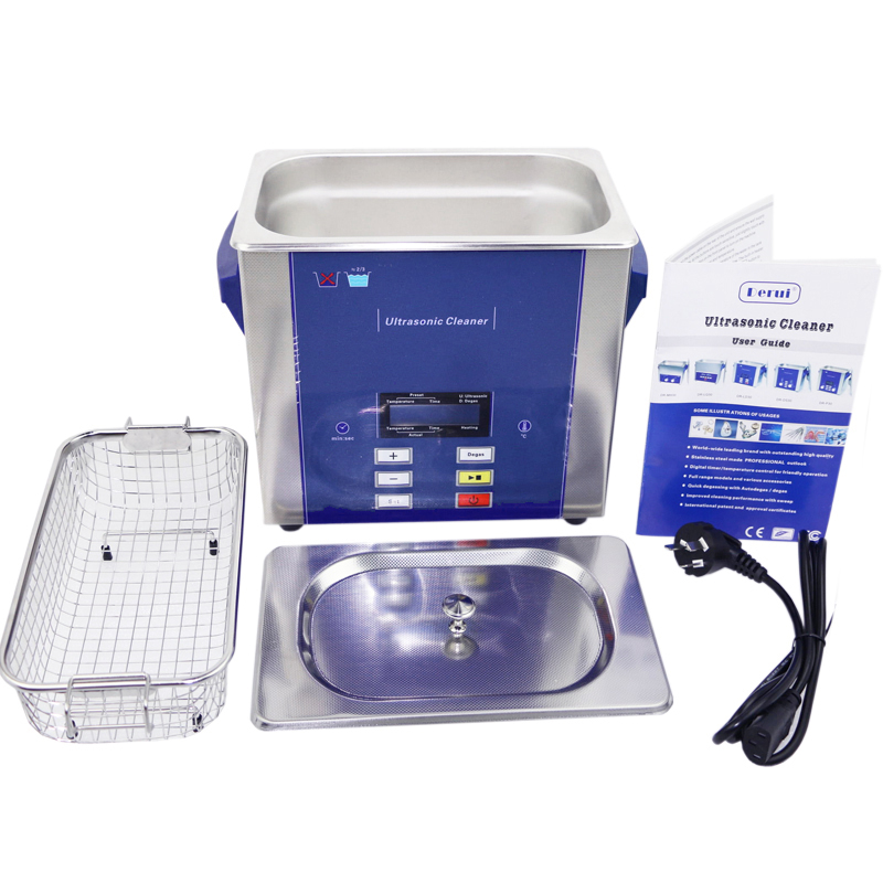 3L industry ultrasonic cleaner with degas for parts glasses